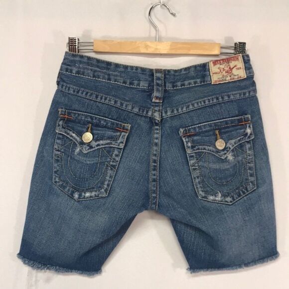 True Religion Section 503 Distressed Shorts - Picture 2 of 10